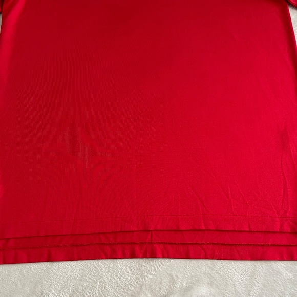 Polo Golf Ralph Lauren Mens Performance Golf Polo Shirt USGA Logo Sz Large Red - Picture 5 of 9